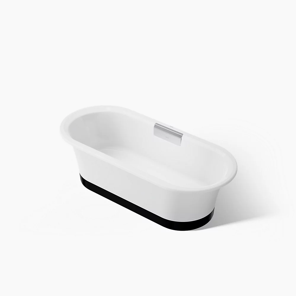 kohler Volute®63" x 28-3/8" freestanding bath with base