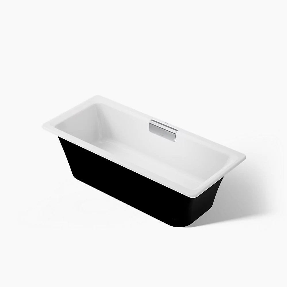 kohler Volute®63" x 28-3/8" freestanding bath with base