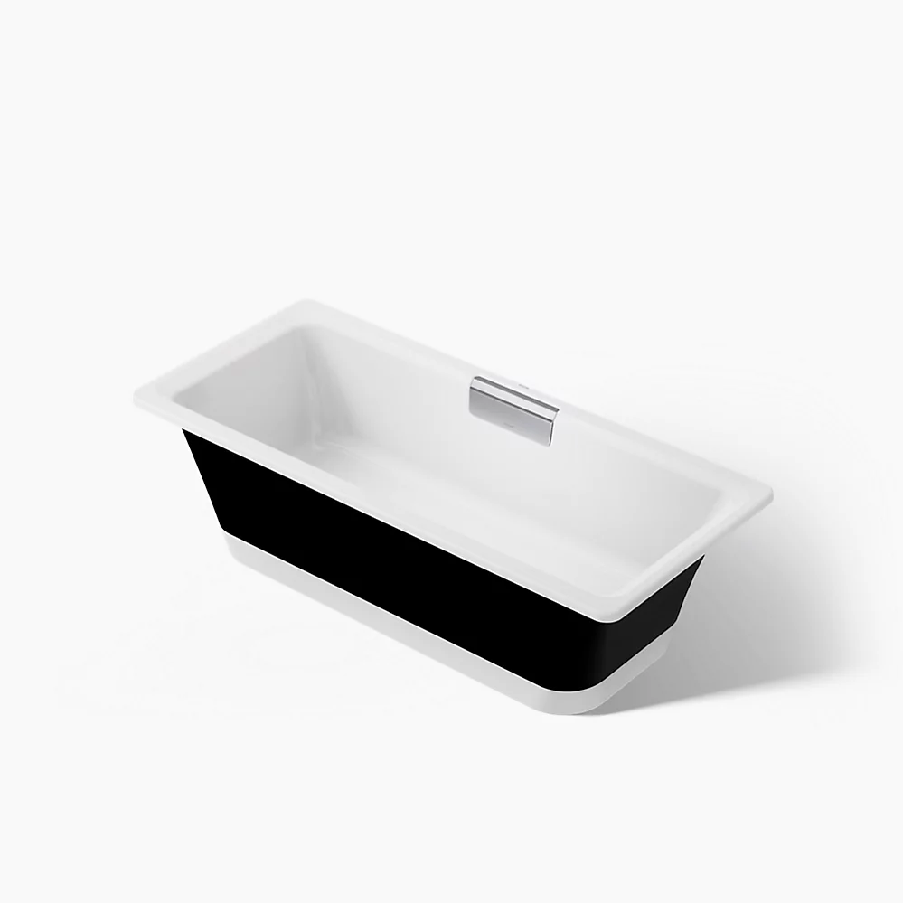 kohler Volute®63" x 28-3/8" freestanding bath with base