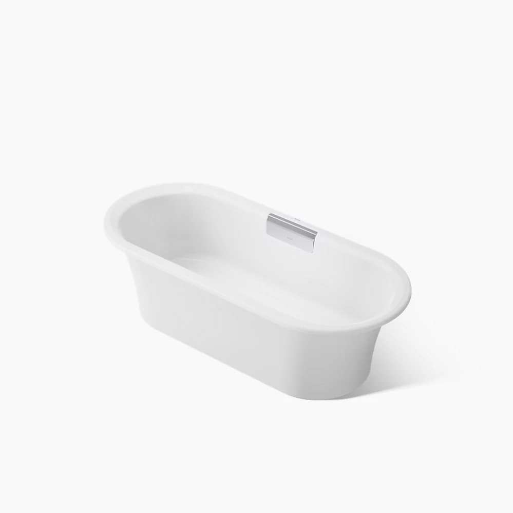 kohler Volute®63" x 28-3/8" freestanding bath with base