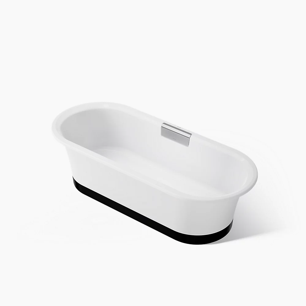 kohler Volute®70-7/8" x 30-3/8" freestanding bath with base