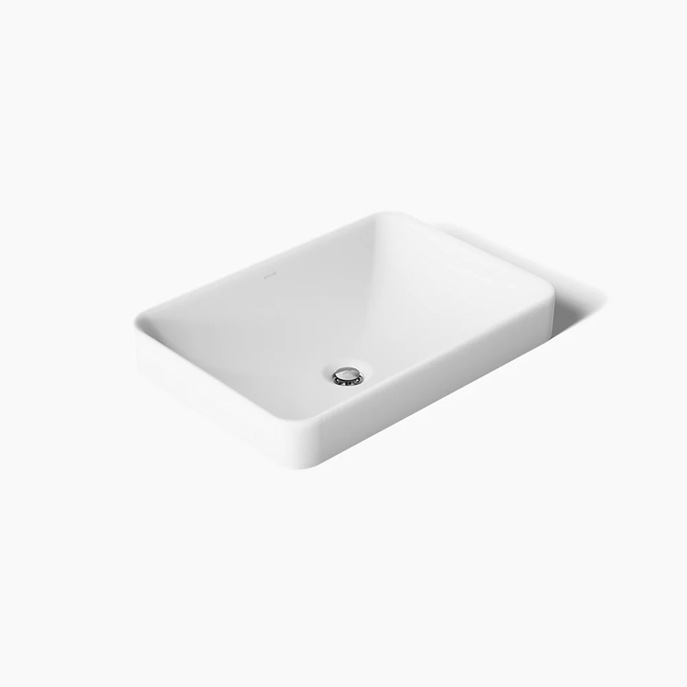 kohler Vox®22-3/4" rectangular vessel bathroom sink