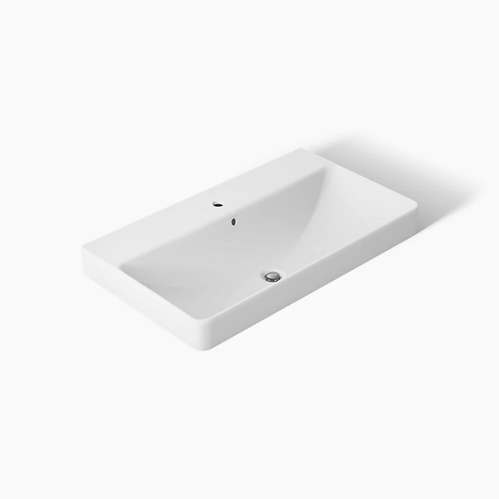 kohler Vox®35-1/2" rectangular vessel bathroom sink