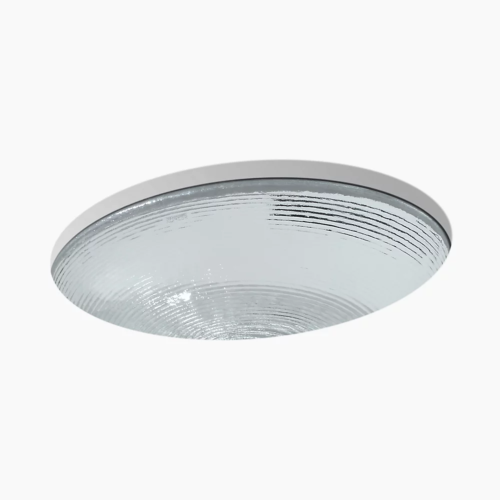 kohler Whist®19" oval undermount bathroom sink no overflow