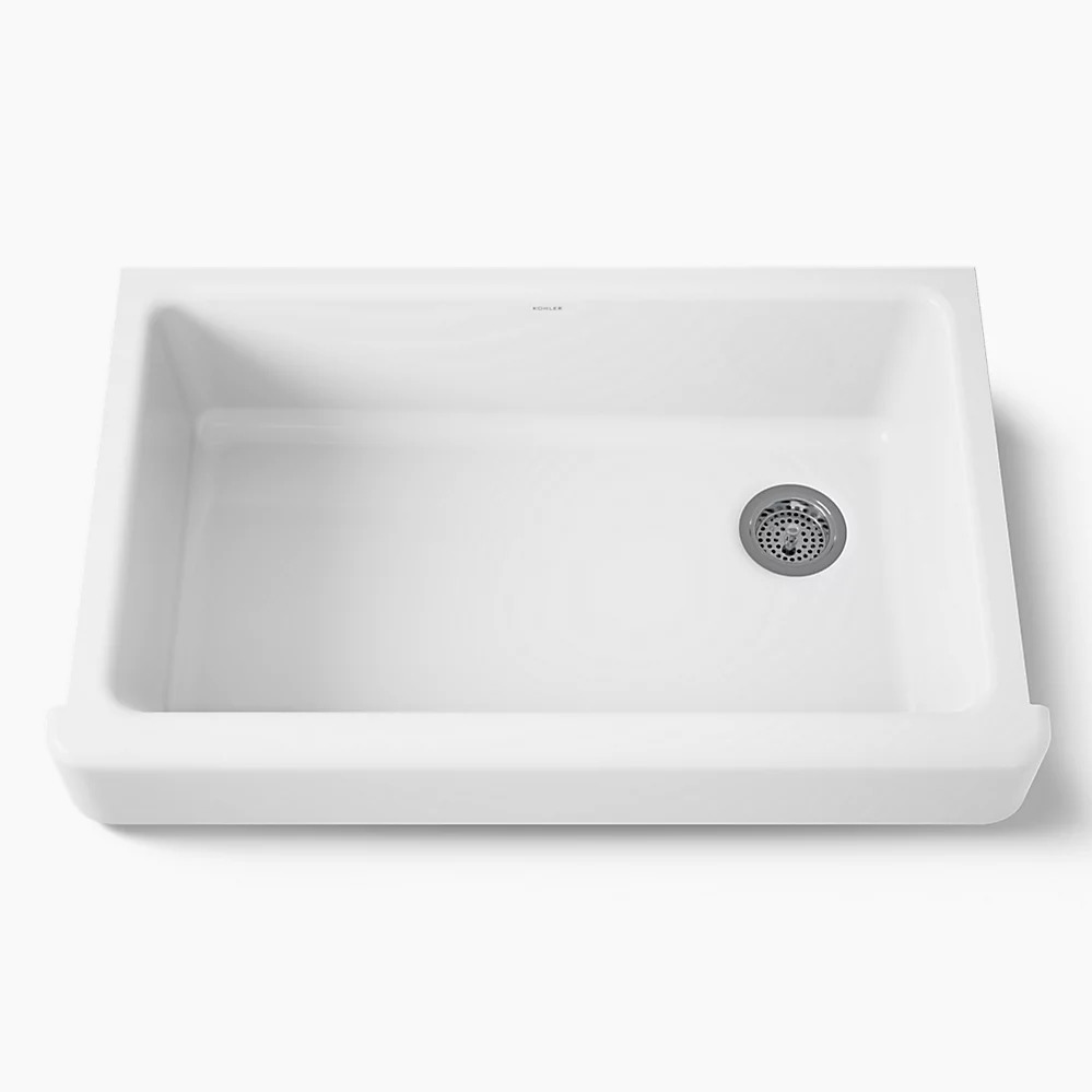 kohler Whitehaven®35-1/2" undermount single-bowl farmhouse kitchen sink