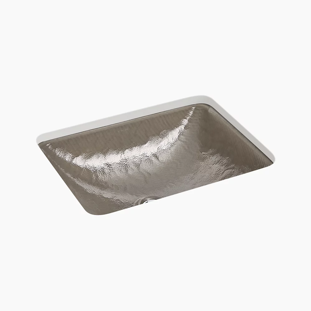 kohler Yepsen®20" rectangular undermount bathroom sink no overflow