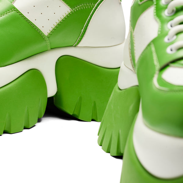 Koi Footwear Fwoggy Woggy Says Hi Chunky Trainers - Green