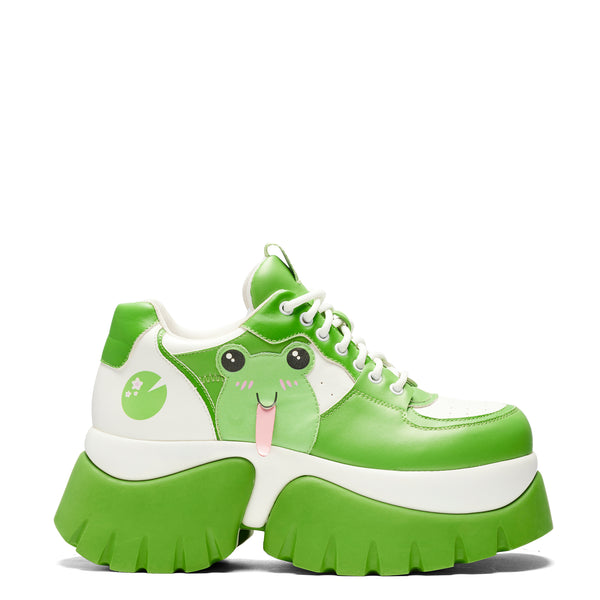 koi footwear Fwoggy Woggy Says Hi Chunky Trainers - Green