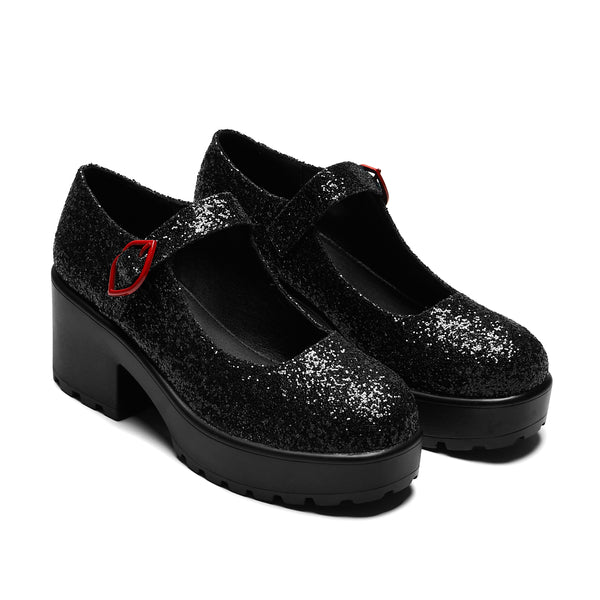 Koi Footwear Glitter Mary Janes ‘Columbia’s Solo Edition'