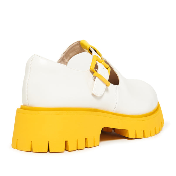 Koi Footwear Kagamine Rin & Len Chunky Mary Janes - Yellow