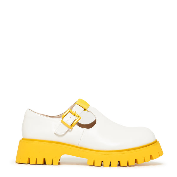 koi footwear Kagamine Rin & Len Chunky Mary Janes - Yellow