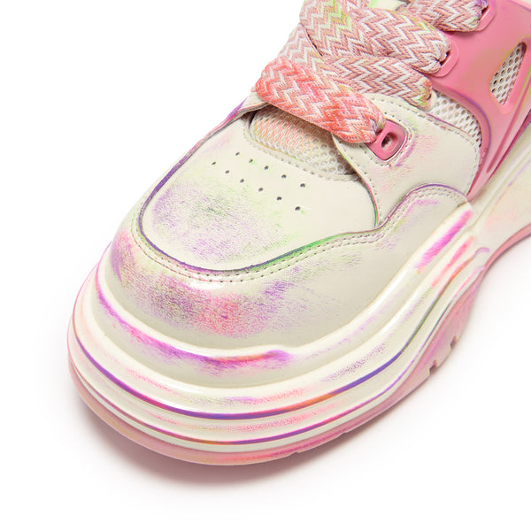 Koi Footwear Kaleidoscopic Platform Trainers - Rainbow