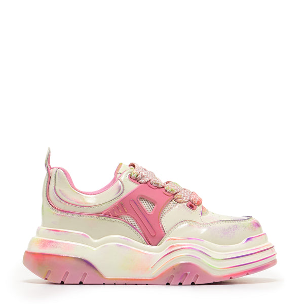koi footwear Kaleidoscopic Platform Trainers - Rainbow