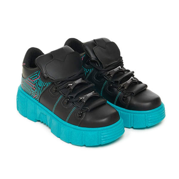 Koi Footwear Circuit Pulse Miku Chunky Trainers