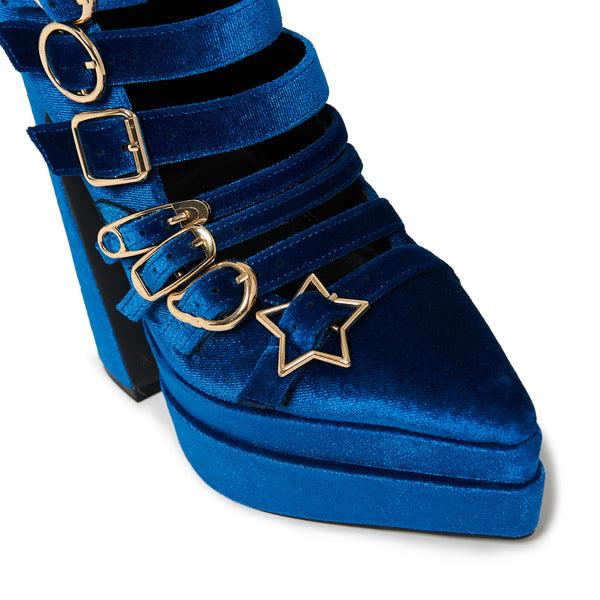Koi Footwear Cyberspace Celestial Long Boots - Blue