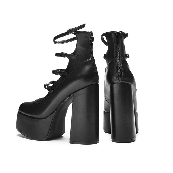 Koi Footwear Gurren Strappy Platform Heels