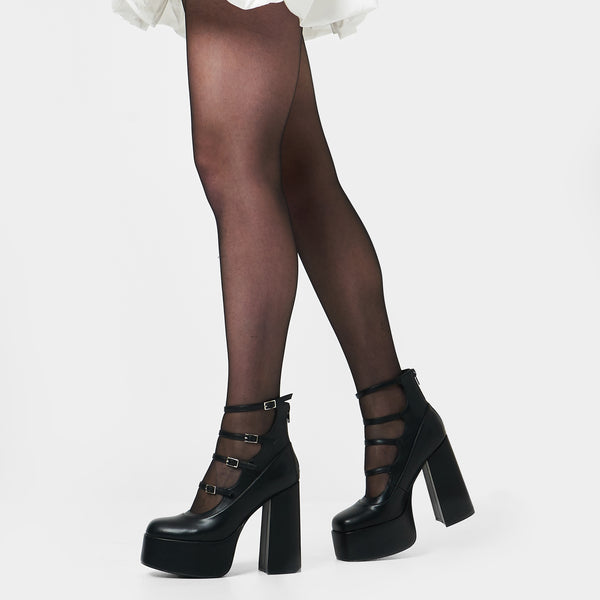 Koi Footwear Gurren Strappy Platform Heels