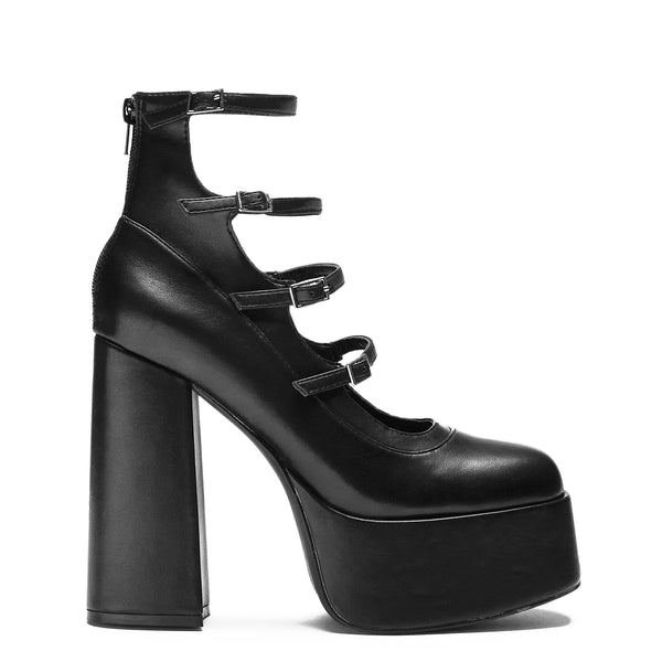 koi footwear Gurren Strappy Platform Heels