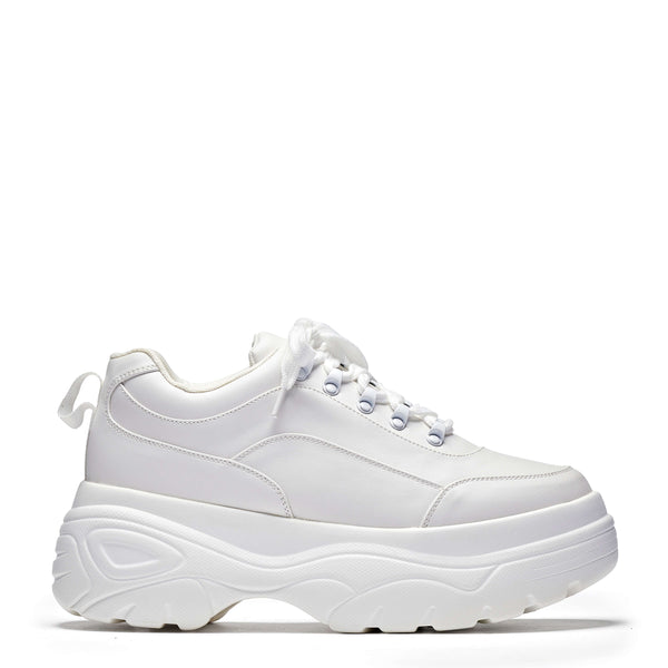 koi footwear Jennie White Chunky Bubble Trainers