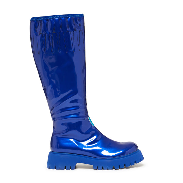 koi footwear KAITO Polished Long Boots - Blue