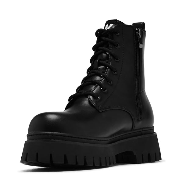 Koi Footwear Lavell Lace Up Boots - Black