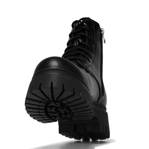 Koi Footwear Lavell Lace Up Boots - Black