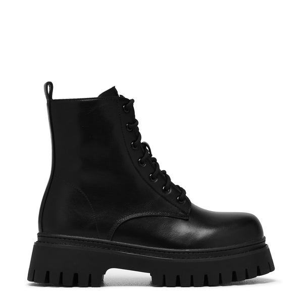 koi footwear Lavell Lace Up Boots - Black