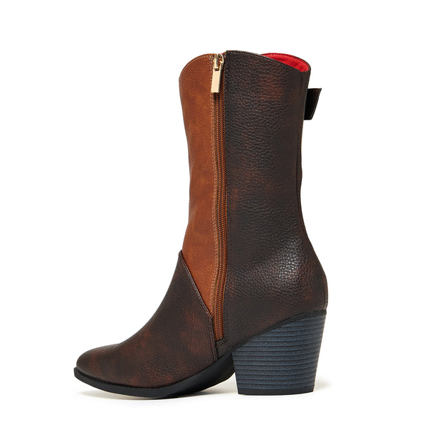 Koi Footwear MEIKO Heeled Boots - Brown