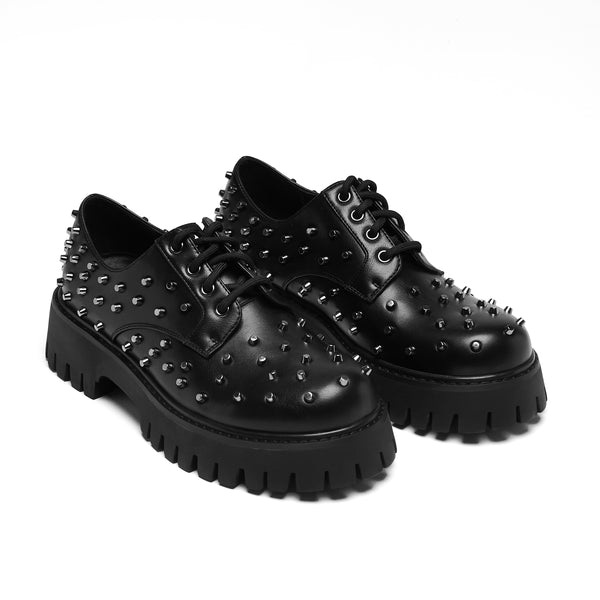 Koi Footwear Penitent Studded Shoes - Black