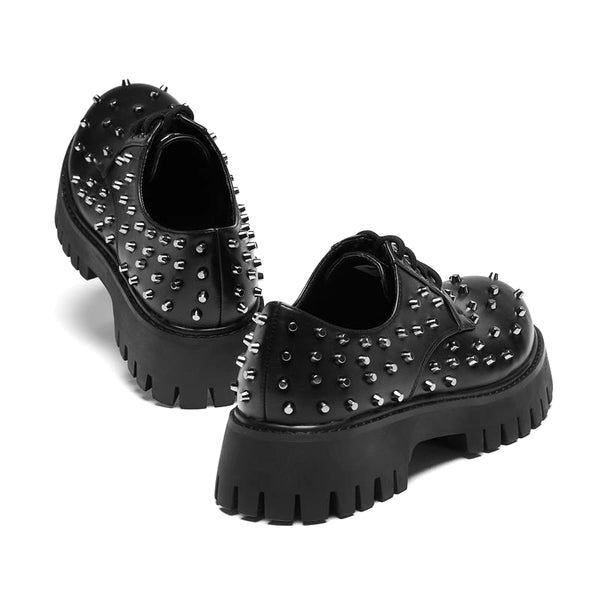 Koi Footwear Penitent Studded Shoes - Black