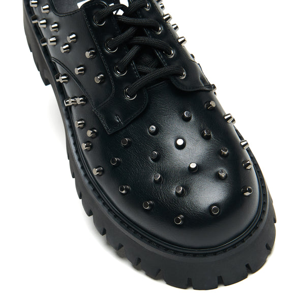 Koi Footwear Penitent Studded Shoes - Black
