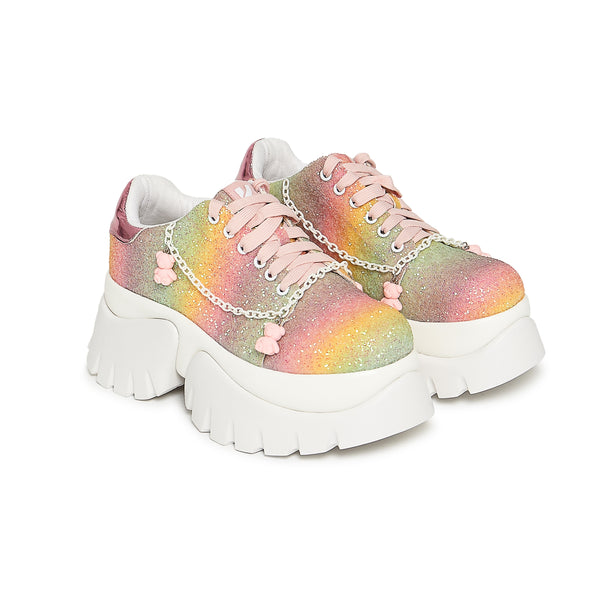 Koi Footwear Popping Candy Glitter Trainers
