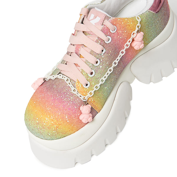 Koi Footwear Popping Candy Glitter Trainers