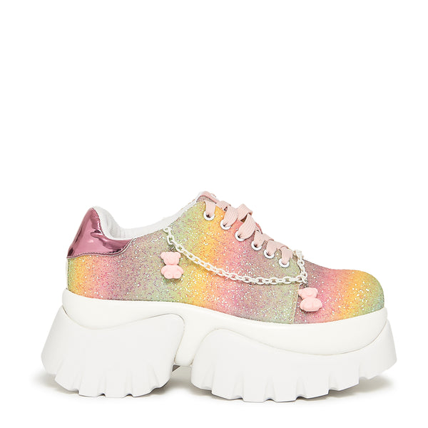 koi footwear Popping Candy Glitter Trainers