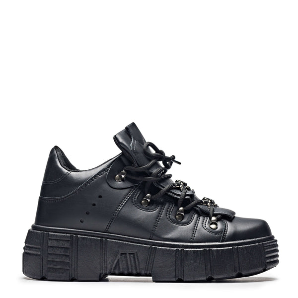 koi footwear Rimo Core Chunky Black Trainers