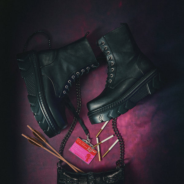 Koi Footwear Talwar Chunky Stomper Boots