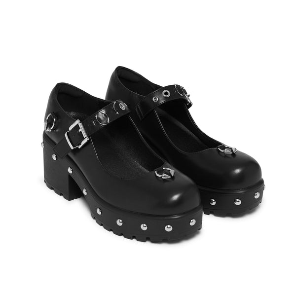 Koi Footwear Tira Black Mary Janes ‘Septril Edition’