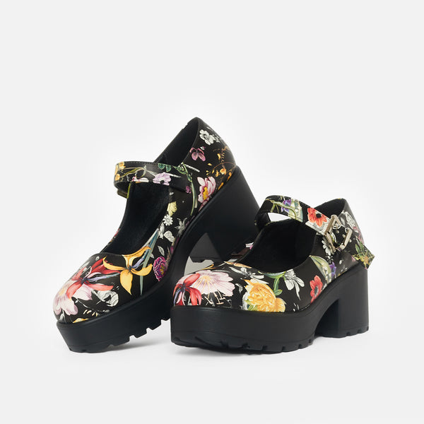 Koi Footwear Tira Mary Jane Shoes 'Floral Edition'