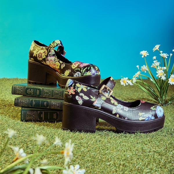 Koi Footwear Tira Mary Jane Shoes 'Floral Edition'