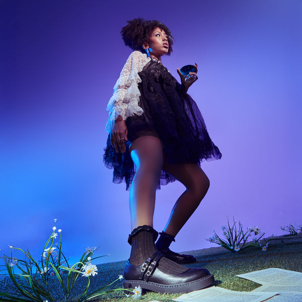 Koi Footwear Vagar Safety Pin Tale Mary Janes