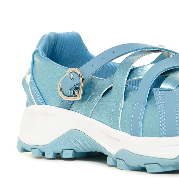 Koi Footwear Kyubi Shimmering Ballet Mary Janes - Blue