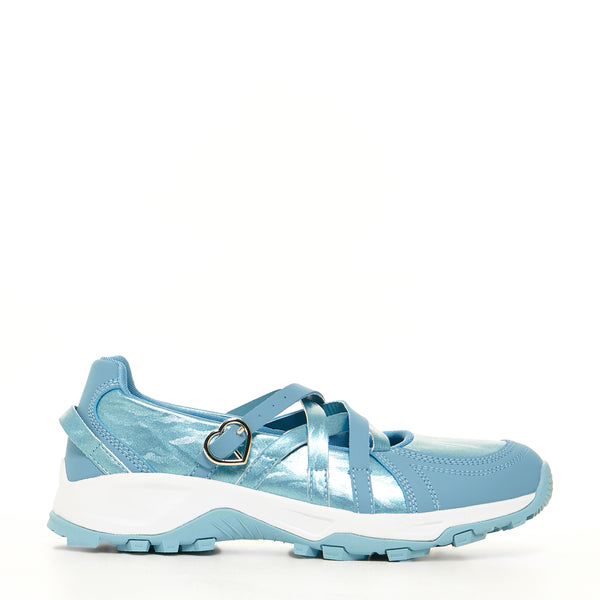 koi footwear Kyubi Shimmering Ballet Mary Janes - Blue