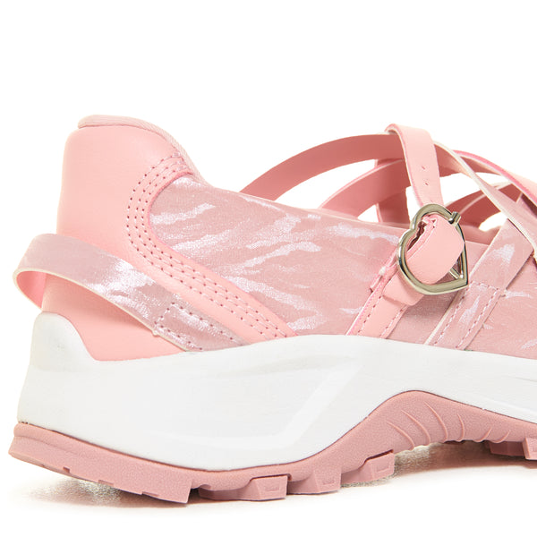 Koi Footwear Kyubi Shimmering Ballet Mary Janes - Pink