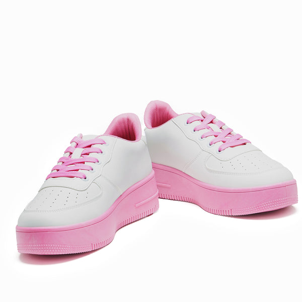 Koi Footwear Morning Sakura Platform Trainers - White