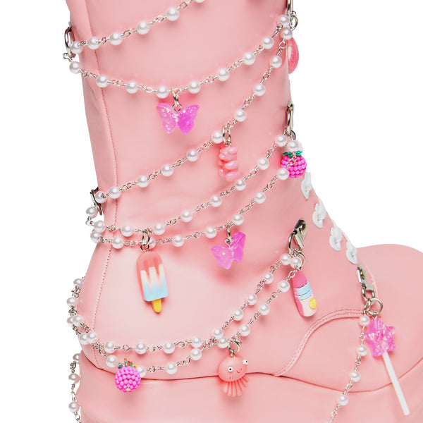 Koi Footwear The Dreamscape Charms Long Platform Boots