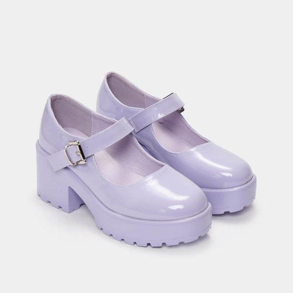 Koi Footwear Tira Mary Jane Shoes ' Lilac Nectar Patent Edition'