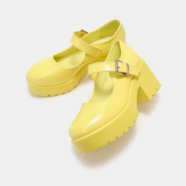 Koi Footwear Tira Mary Jane Shoes 'Sunshine Yellow Edition'