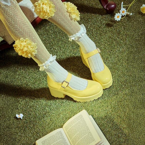 Koi Footwear Tira Mary Jane Shoes 'Sunshine Yellow Edition'