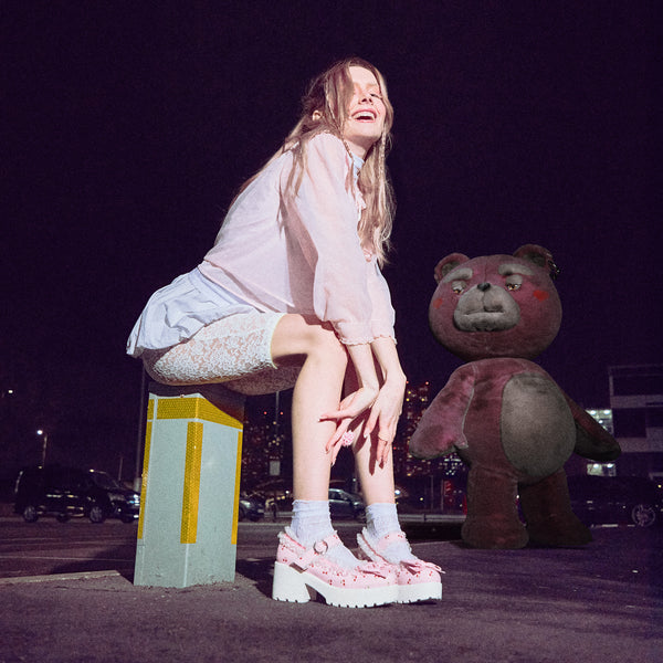 Koi Footwear Tira Mary Janes Shoes 'Pink Cherry Bakewell Edition'