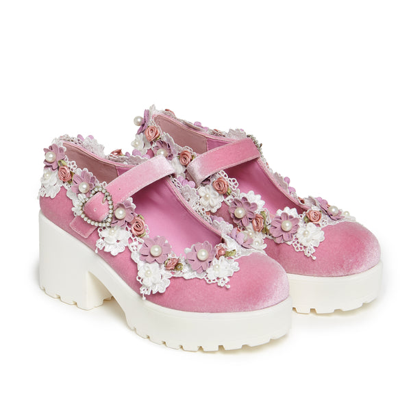 Koi Footwear Tira Pink Mary Janes ‘Fairy Powder Edition’